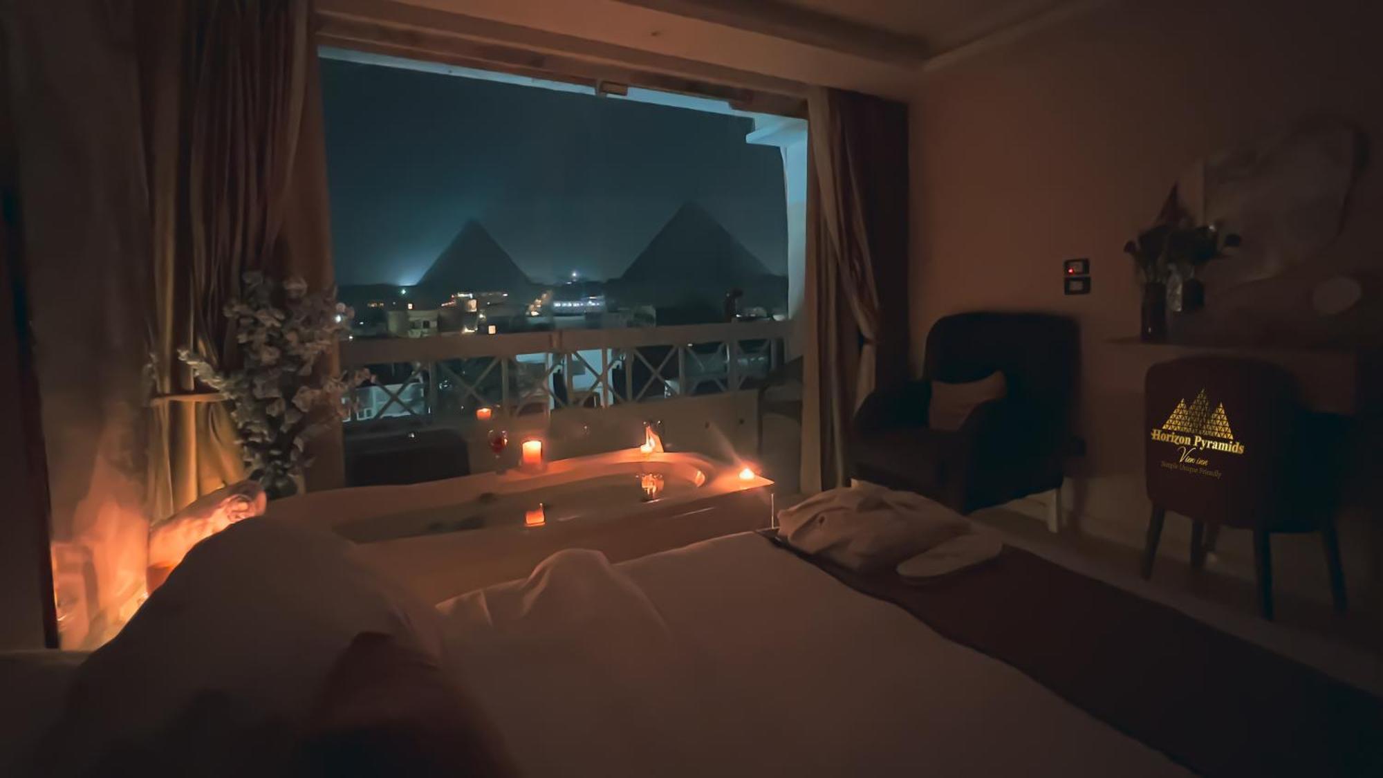 Horizon Pyramids View Inn Kafret el-Gabal Exterior foto